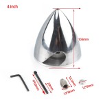 Wholesale Price Engine Metal Propeller Cover Fairing 2.75/3/3.25/3.5/3.75/4inch Aluminum Two Ports for RC Model Airplane UAV